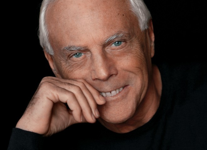 Giorgio Armani – Primo piano