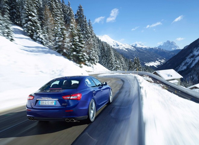 Maserati Ghibli landscape