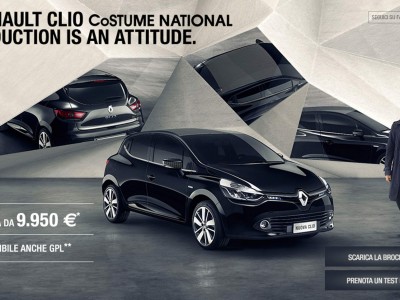 Campagna Renault Clio Costume National