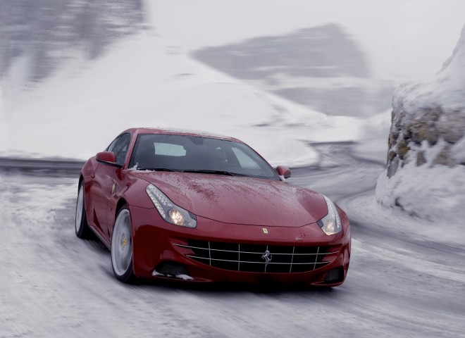 Ferrari FF snow