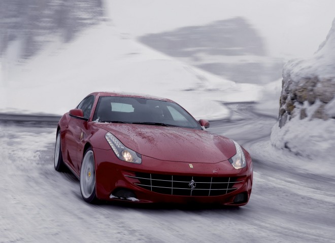 Ferrari FF snow