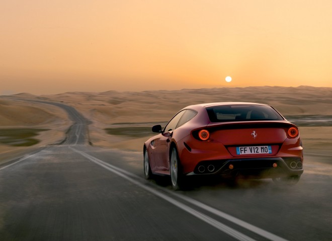 Ferrari FF desert road