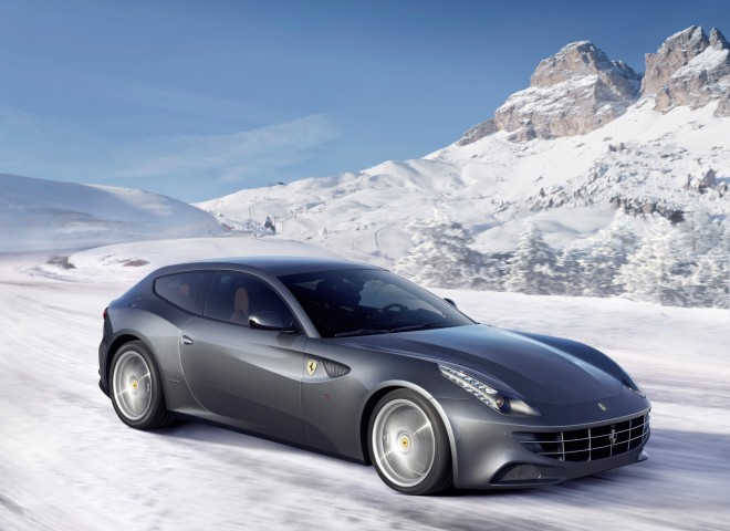 Ferrari FF snow landscape