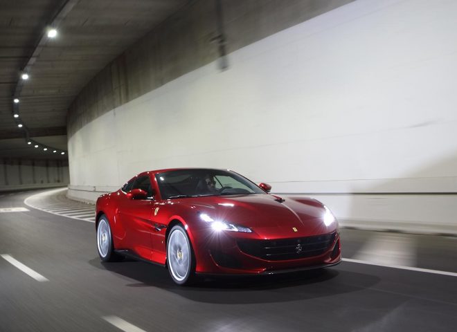 Ferrari Portofino tunnel